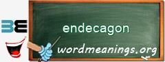 WordMeaning blackboard for endecagon